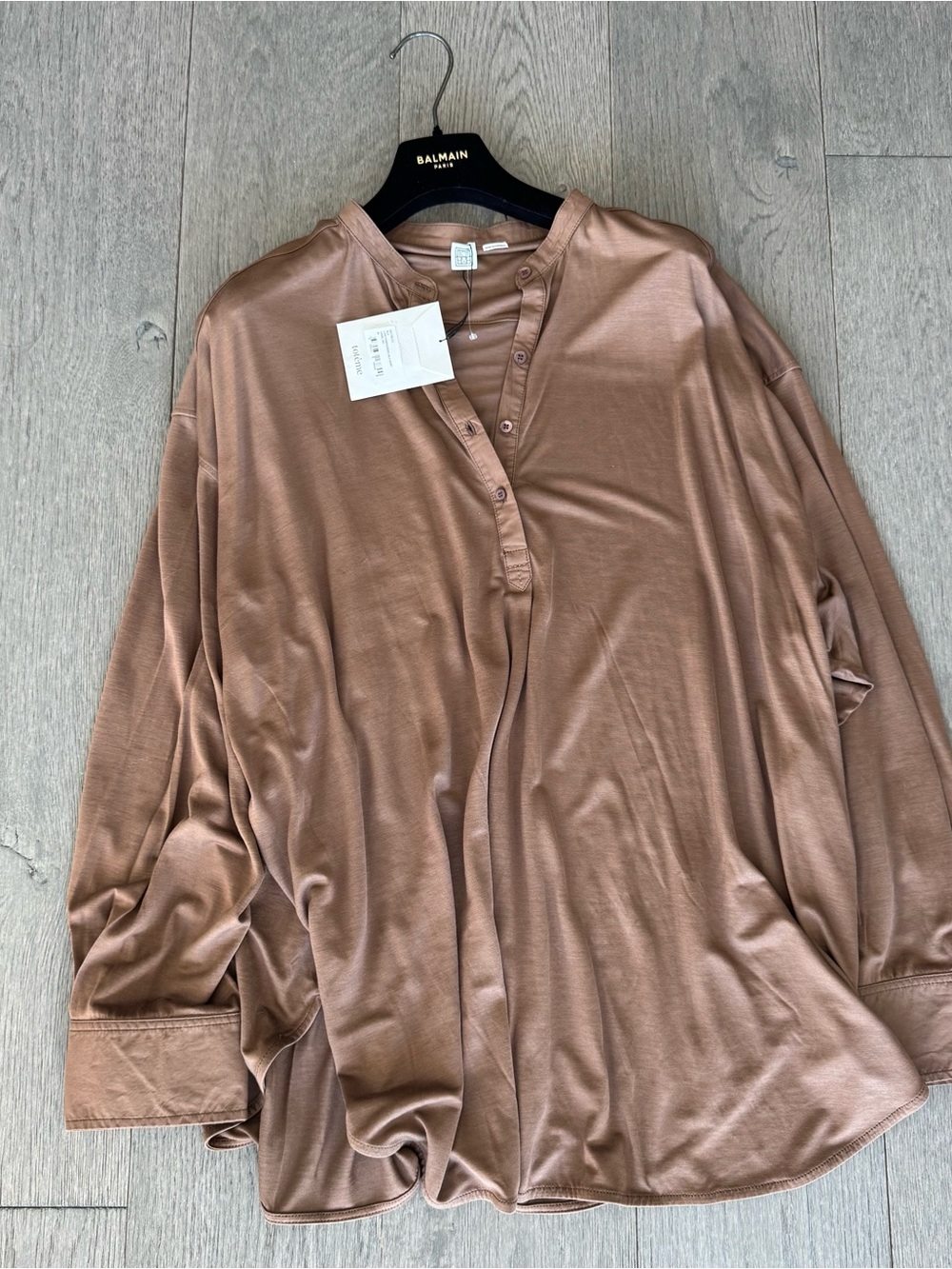 TOTEME Brown Fluid Shirt